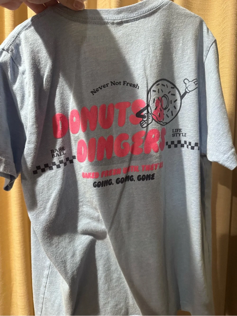 Baseball Lifestyle Donuts and Dingers Graphic T-Shirt
